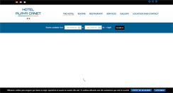 Desktop Screenshot of hotelplayacanet.com