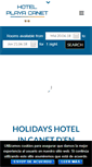 Mobile Screenshot of hotelplayacanet.com